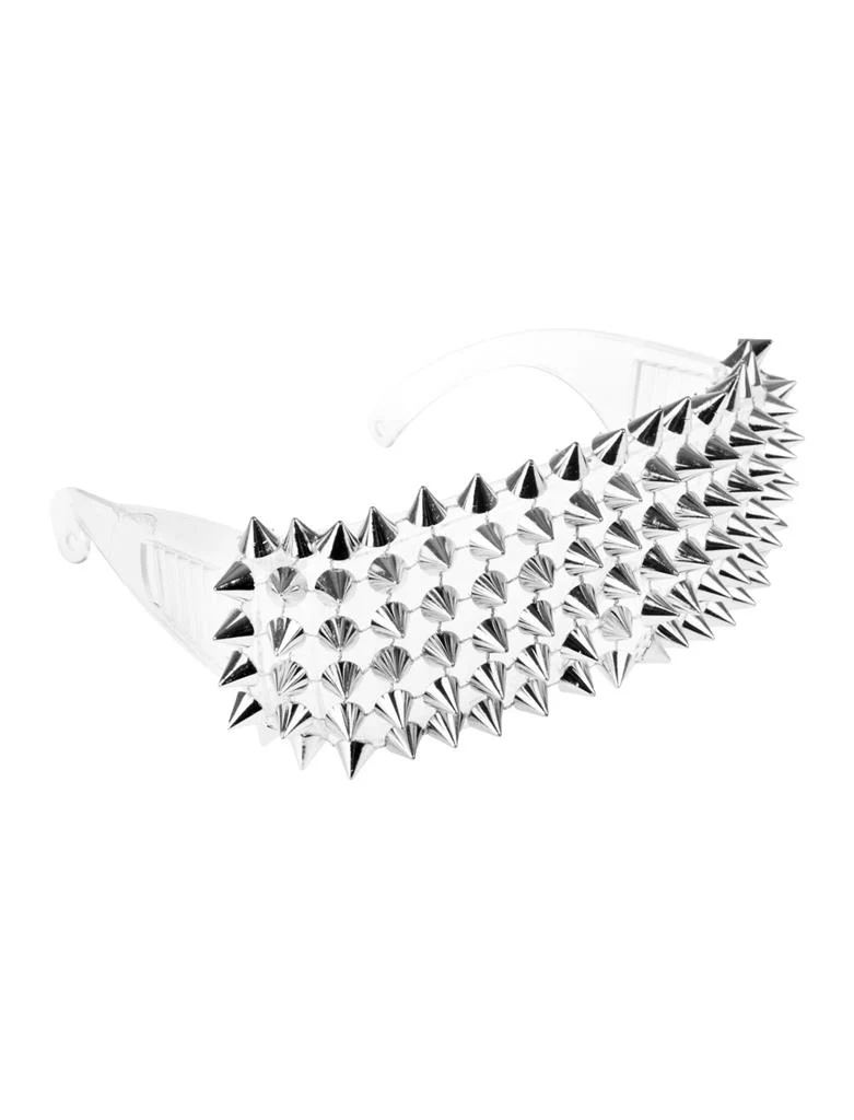 Bril met studs zilver spikes punk dames en heren