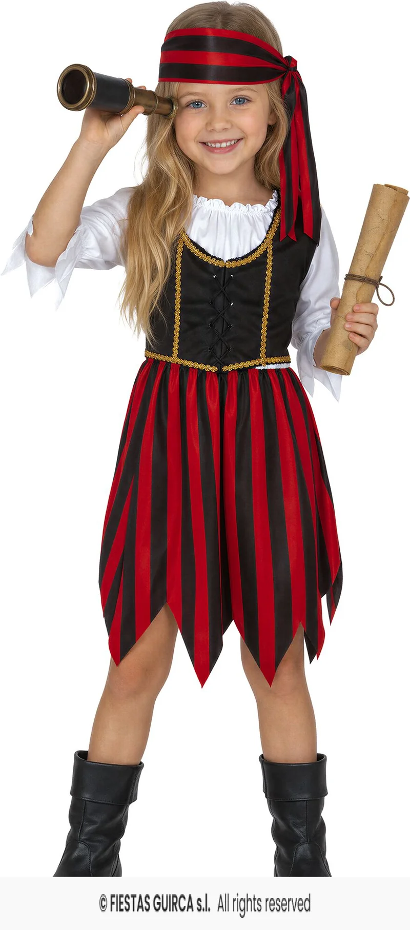 Piraat Jurkje Meisje Coral