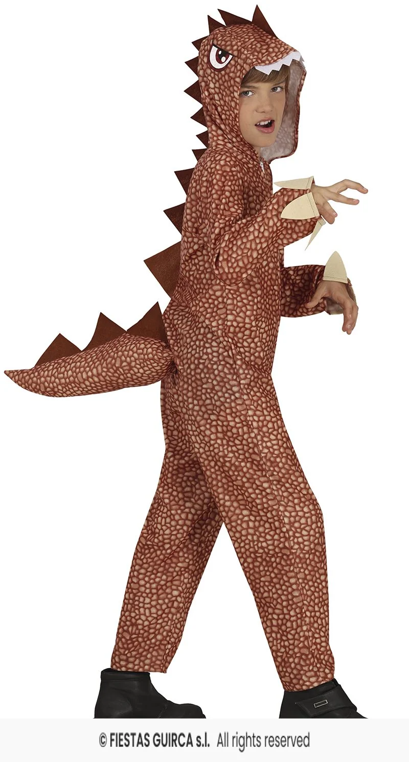 Dinosaurus Onesie Kind Bruin