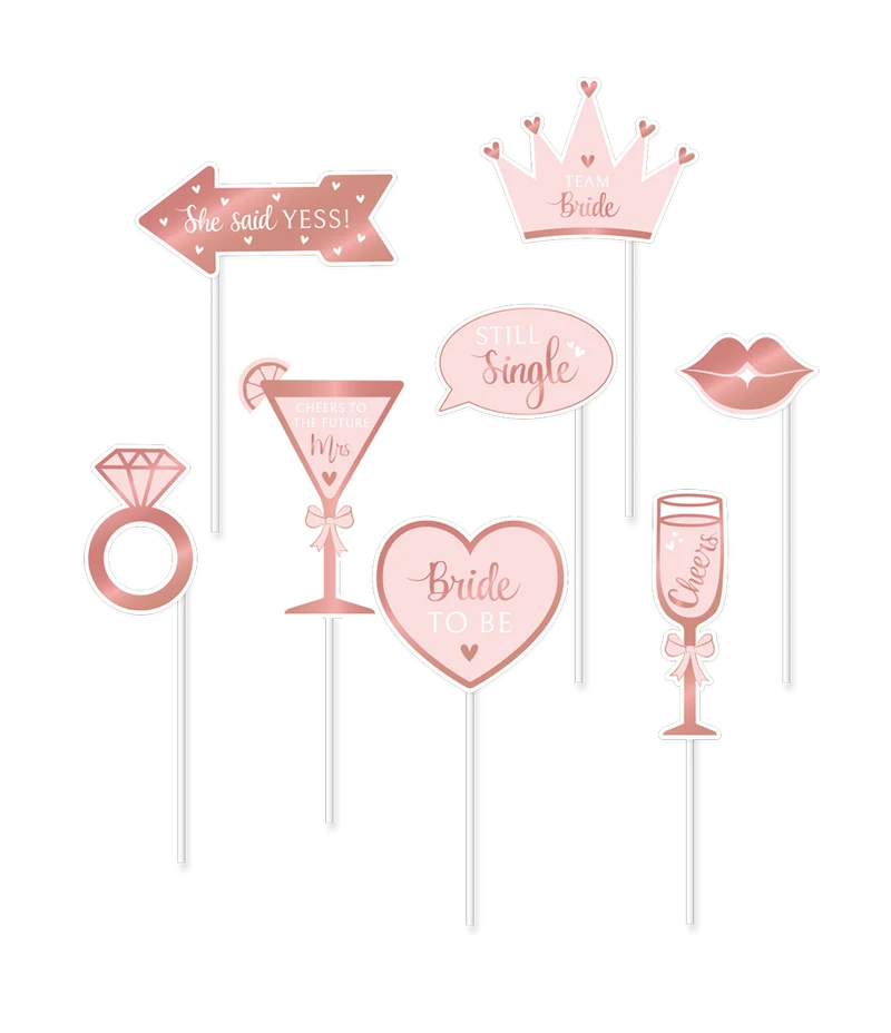 Foto Props 'Bride to be' Blush roze