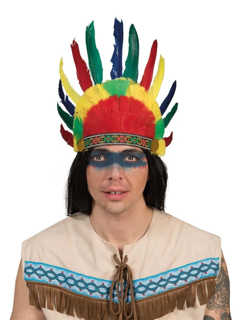 Indianentooi Noshi met gekleurde veren