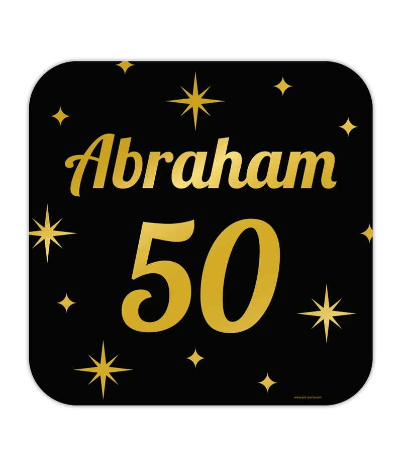 Abraham Huldeschild - 50 x 50 cm - 50 jaar - Classy