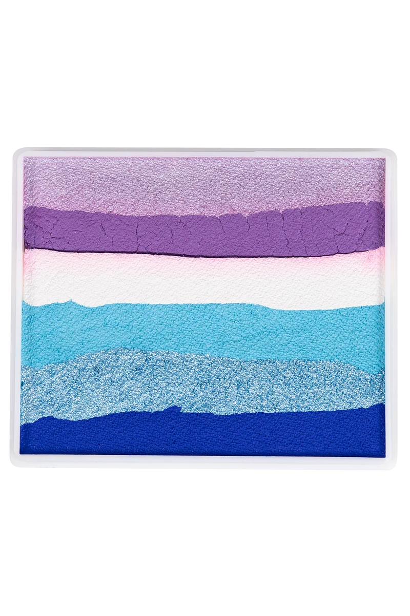 Splitcake schmink blauw paars wit 50 gram PartyXplosion
