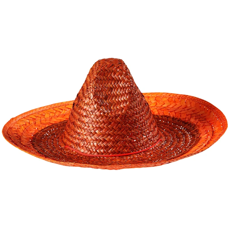 Mexicaanse sombrero oranje
