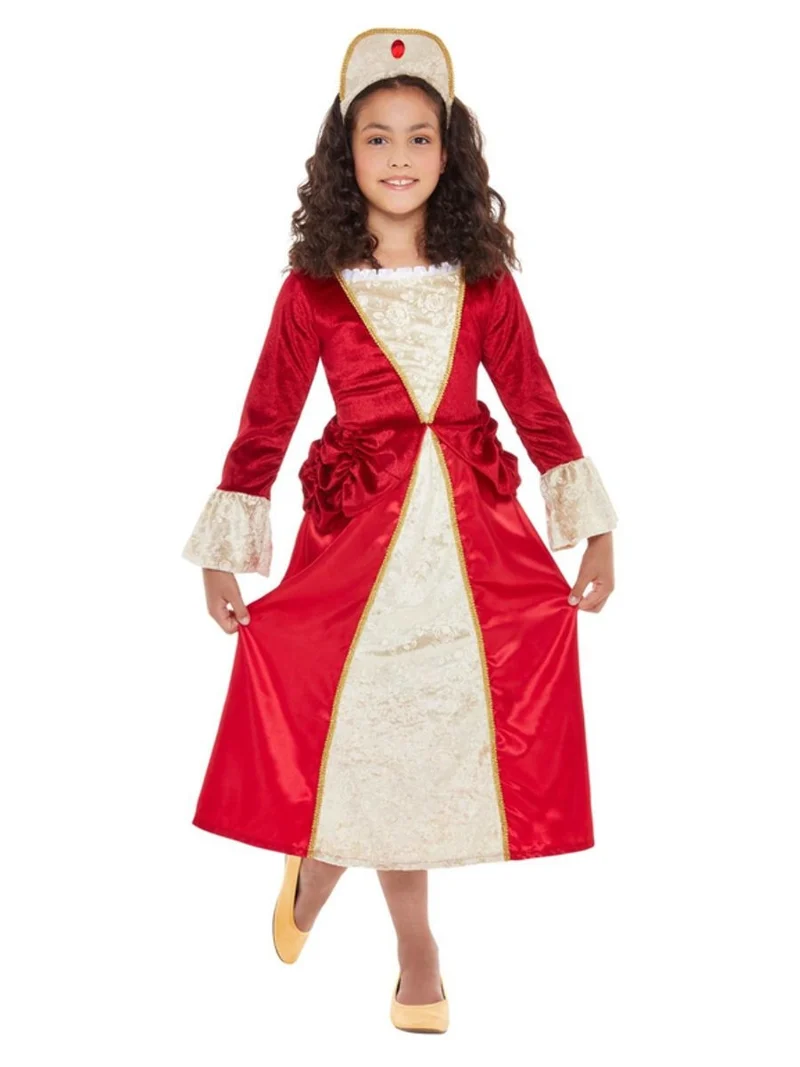 Tudor Prinsessenjurk Rood