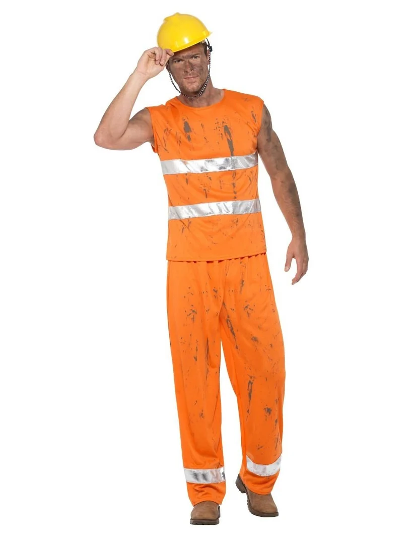Bouwvakker Kostuum Oranje
