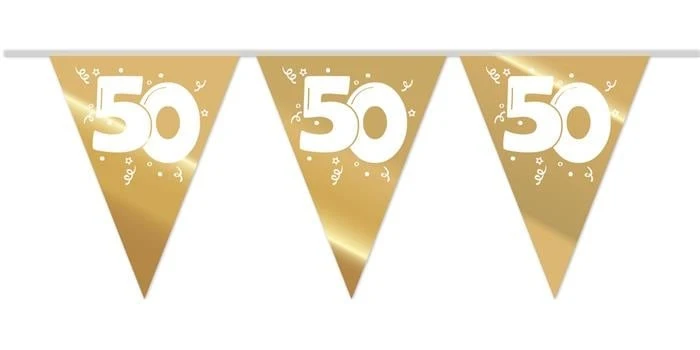 Gouden Vlaggenlijn 50 Jaar - 10 Meter