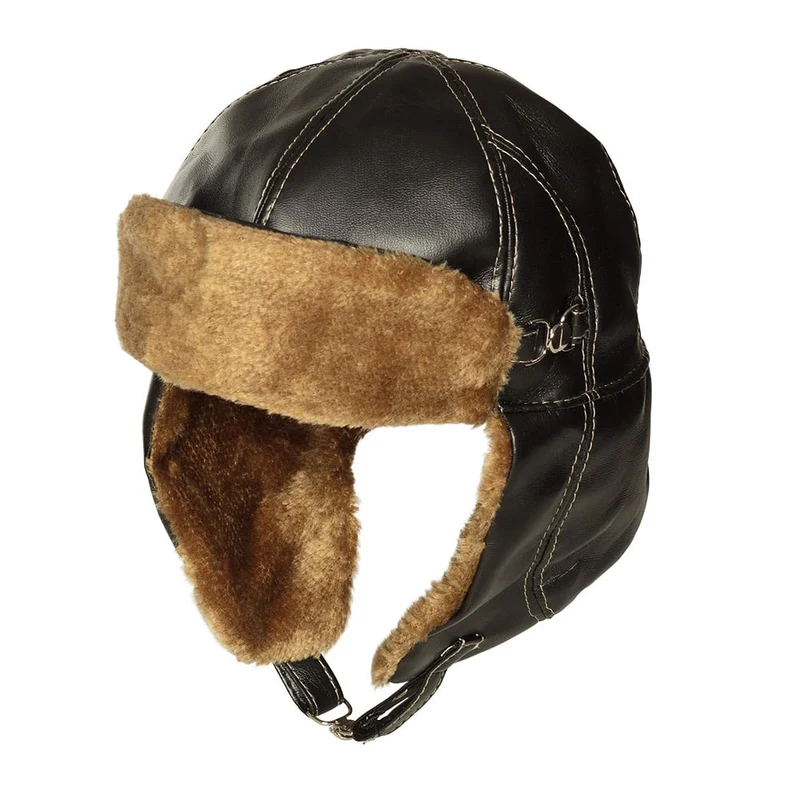 Pilotenpet met bont luxe
