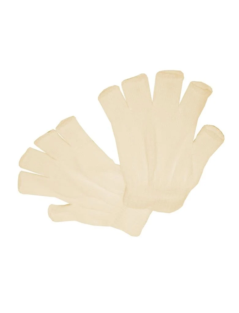 Vingerloze handschoenen wit