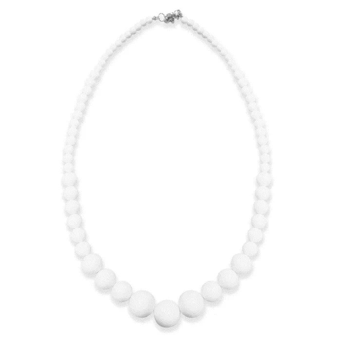 Parelketting wit