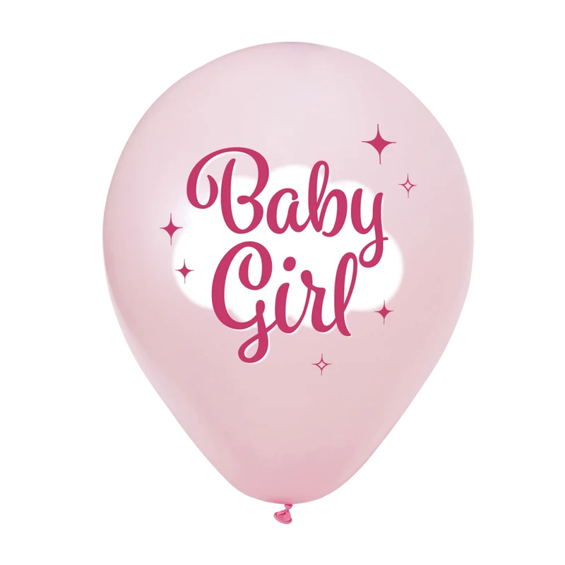 Ballonnen Baby Girl (8st)