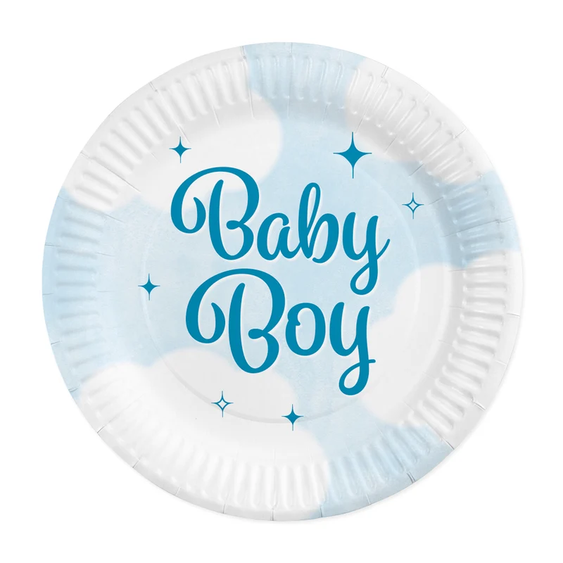 Bordjes Baby Boy 23cm (8st)
