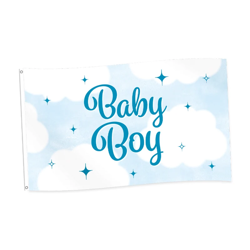 Vlag Baby Boy (150x90cm)