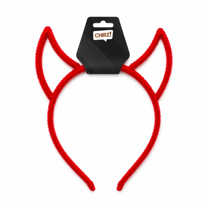 Diadeem Duivelsoren - rood