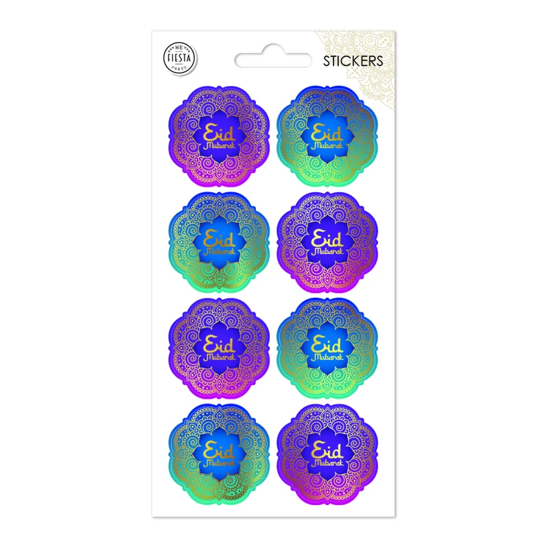 Stickers – Eid Mubarak 8 stuks