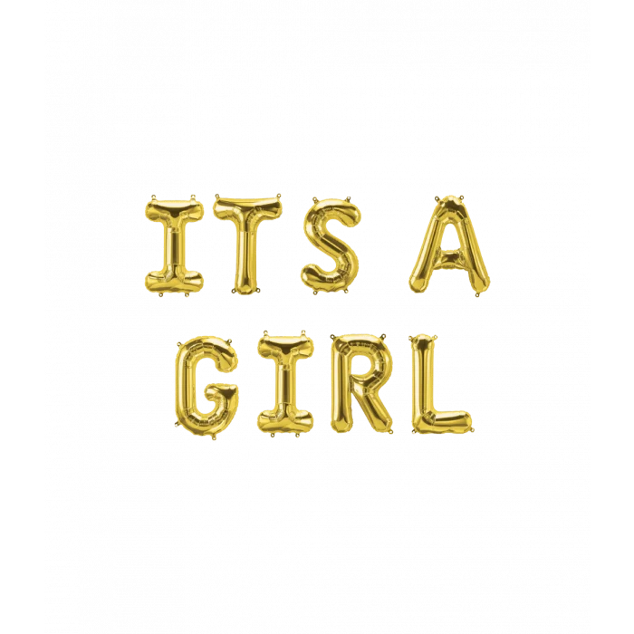 It's a Girl Folieballon - 40 cm