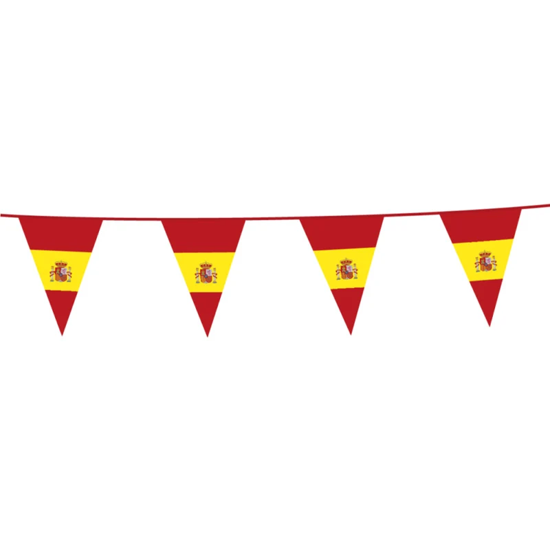 Vlaggenlijn / slinger - 10 meter - Spanje vlaggetjes
