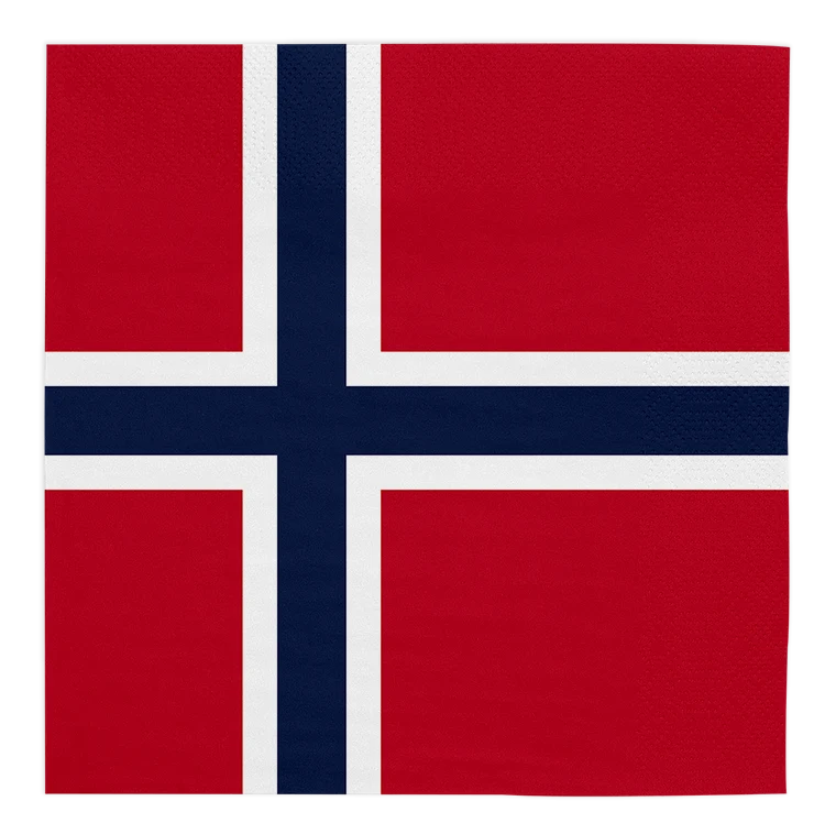 Servetten Noorwegen (20st)