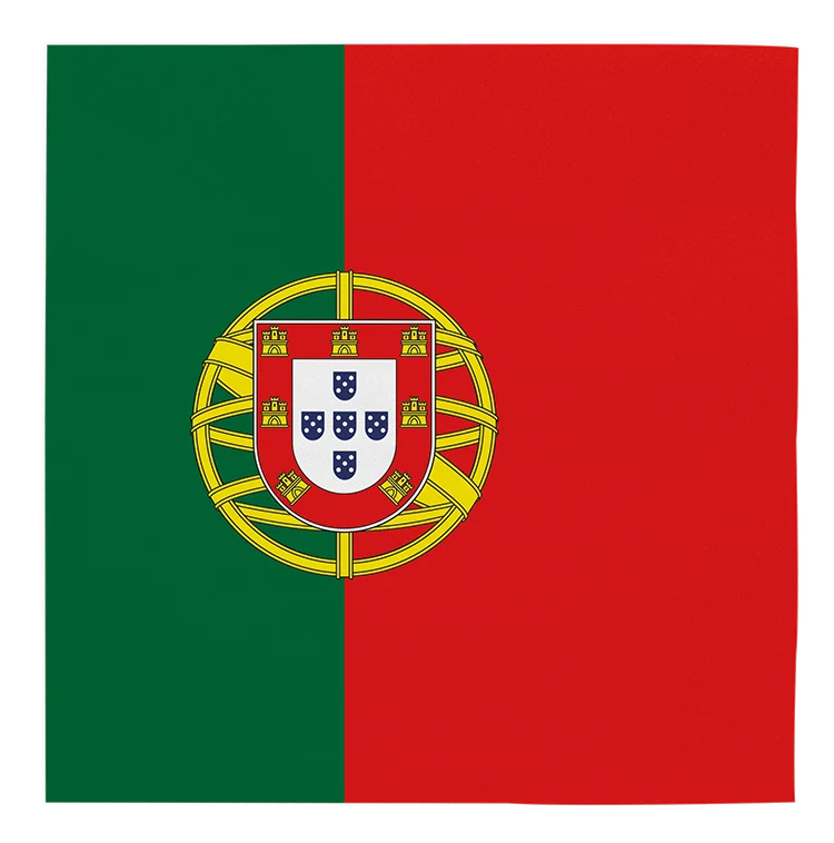 Servetten Portugese vlag (20st)