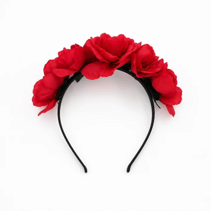 Diadeem Halloween rozen rood