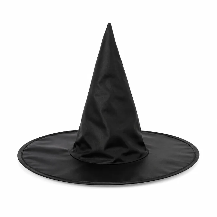 Heksenhoed basic zwart klein