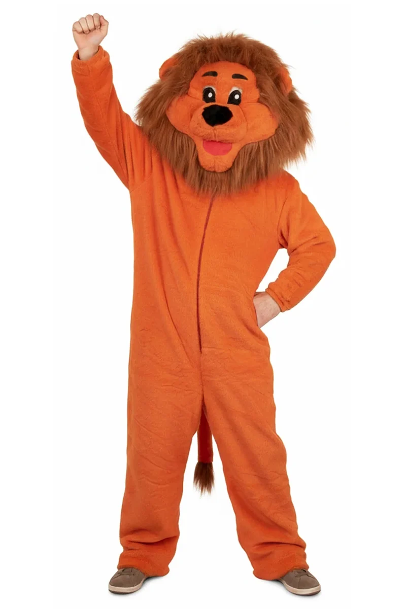 Mascotte Pak Oranje Leeuw Pluche