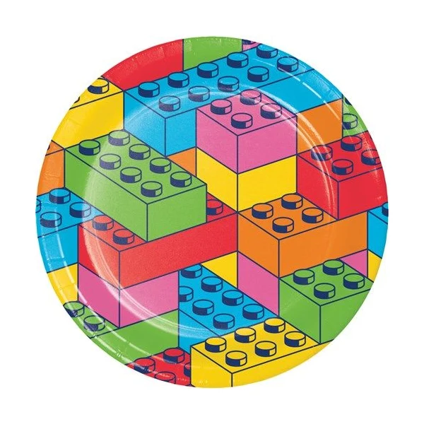 Borden Block Bash – Ø23 cm – 8 stuks