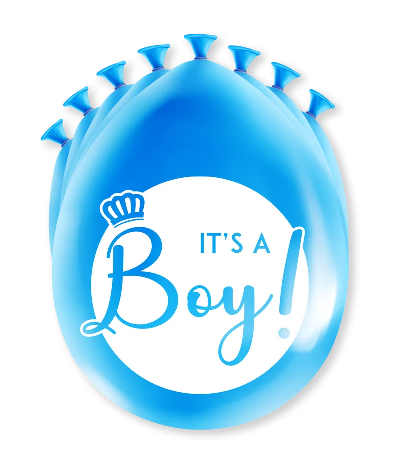 It's a boy Ballonnen - 8 stuks - 30 cm