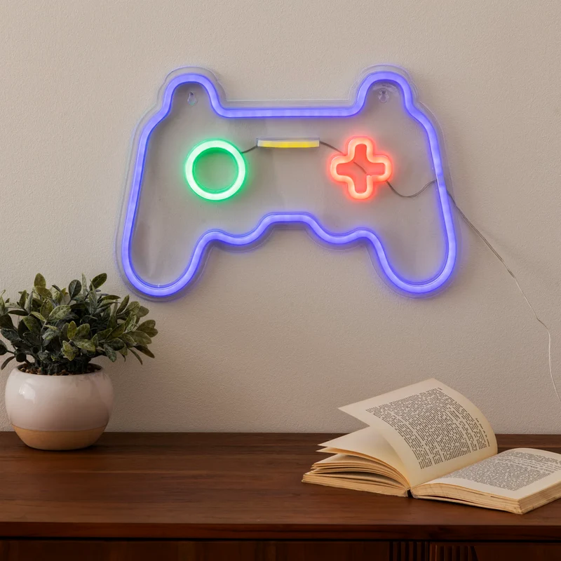 Atmosphera Controller Wandlamp Neon - 41x2x28cm - Multi