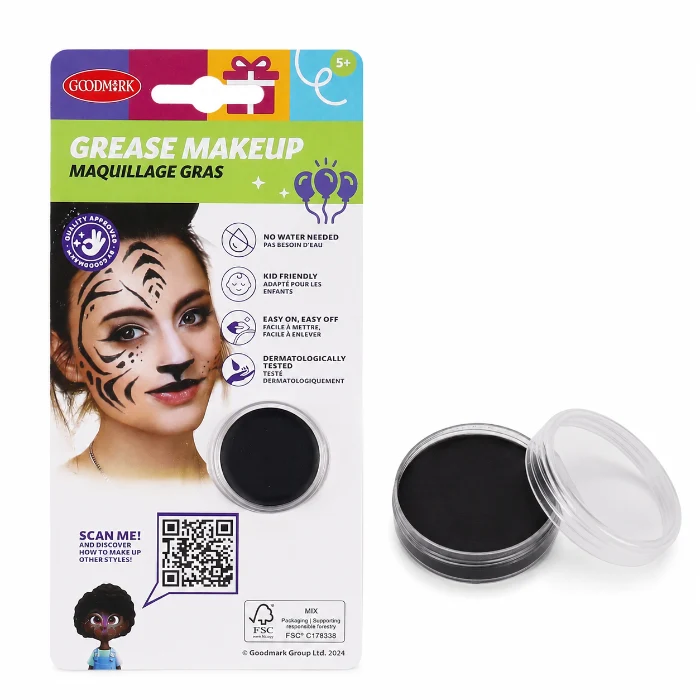 Make-up zwart oliebasis 14 gram