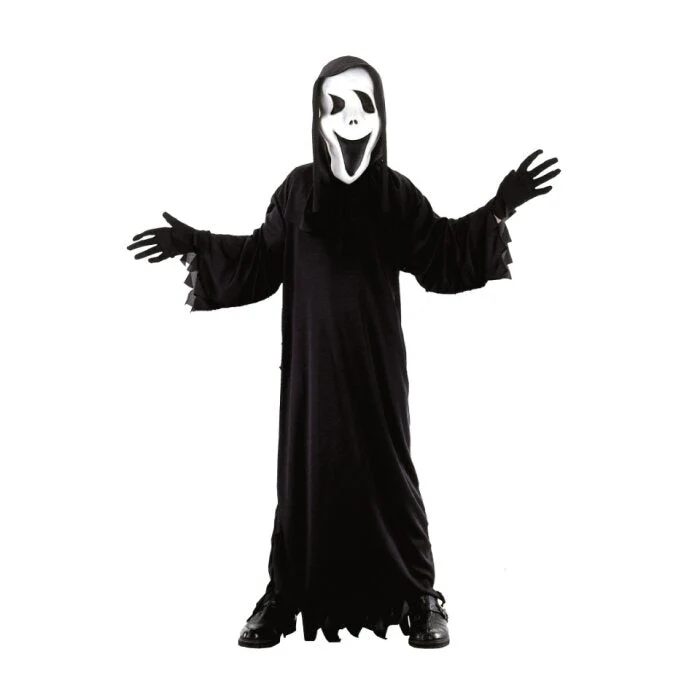 Kostuum Halloween reaper kind maat L