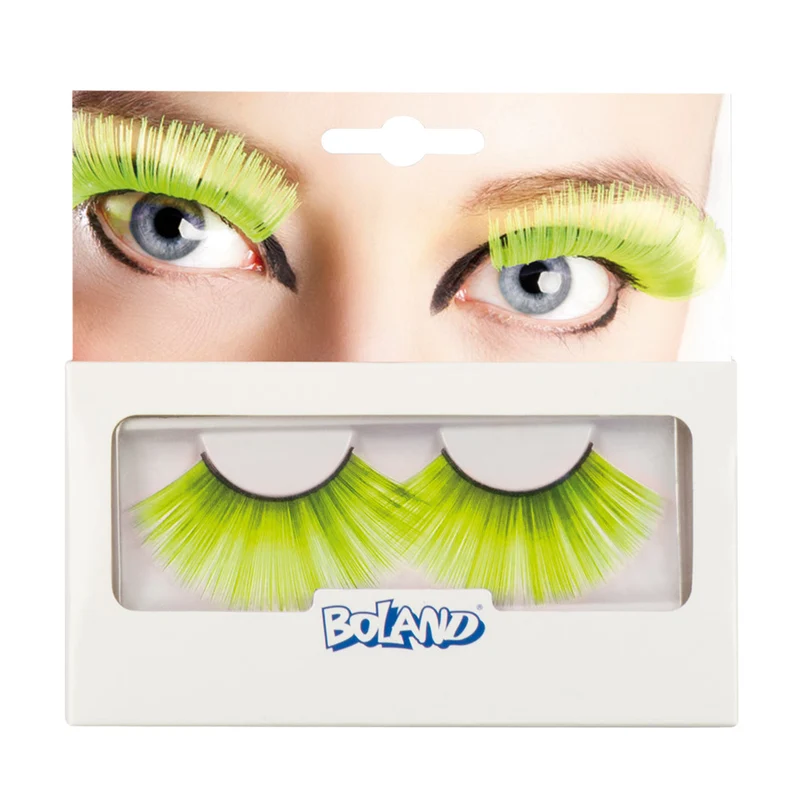 Nepwimpers XL neongeel dames | Boland