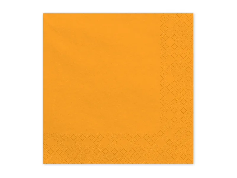 Servetten Licht oranje (20st)