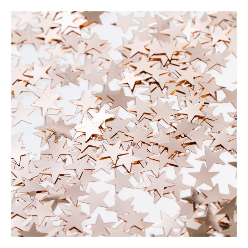 Tafelconfetti Roségoud Sterren – 14 gram