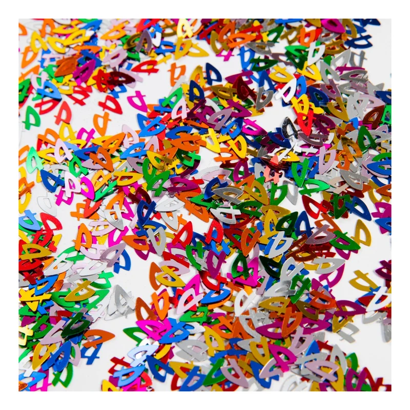 Tafelconfetti Multicolour nummer 4 – 14 gram