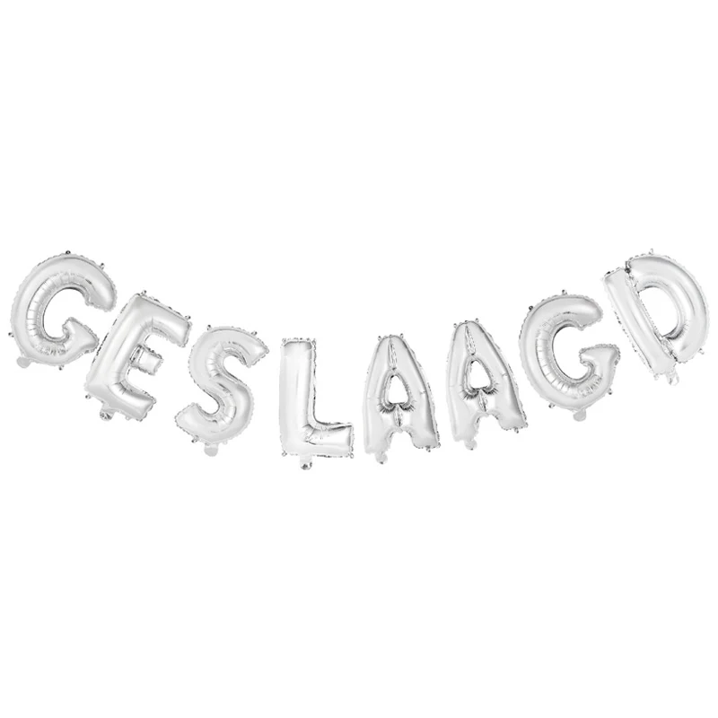 Geslaagd Folieballon - 40 cm - zilver