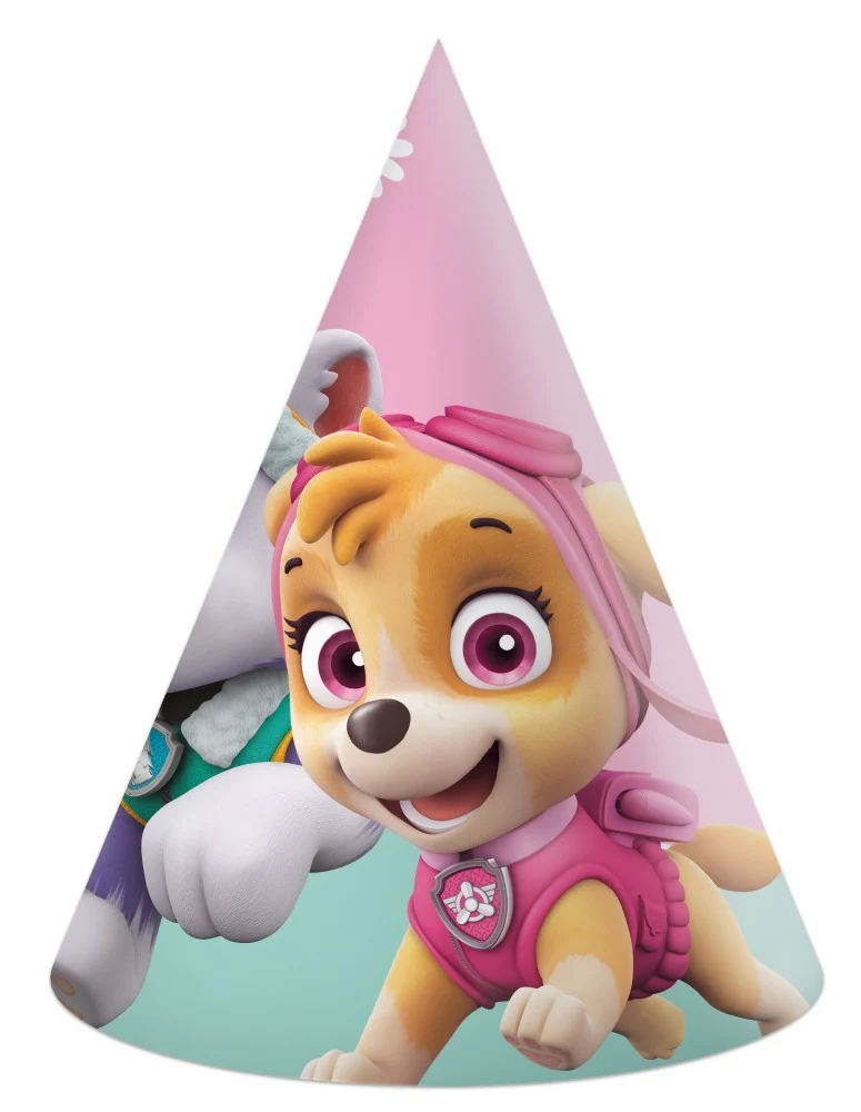 Feesthoedjes Paw Patrol Skye En Everest (6st)