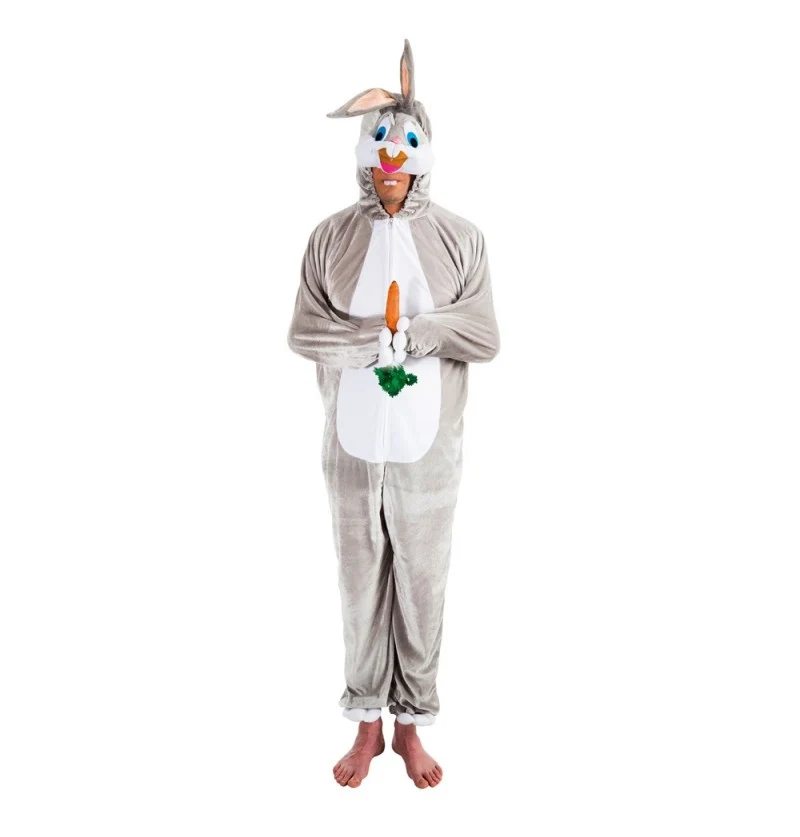 Konijn Onesie Grijs 180cm
