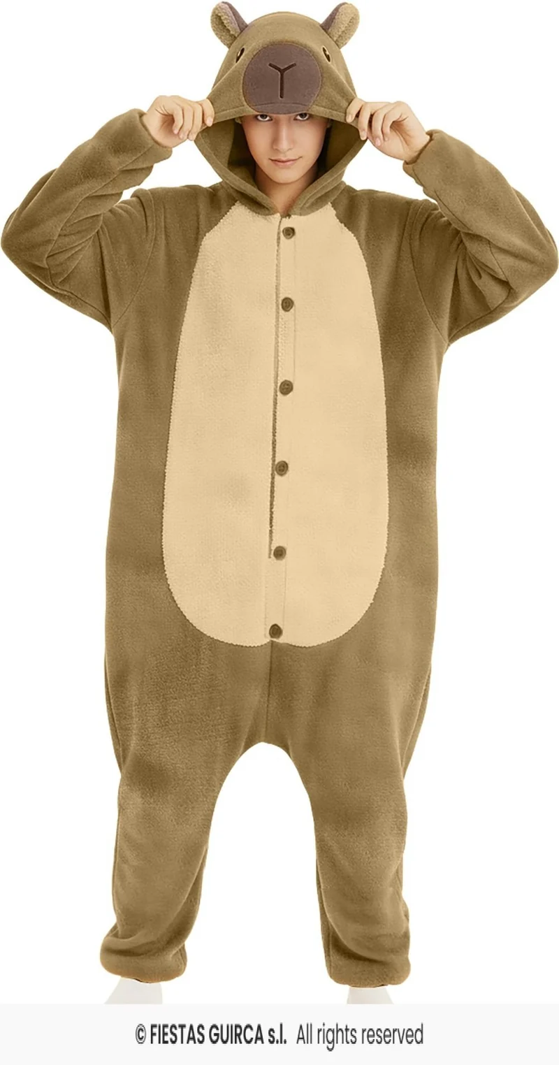 Capybara Onesie Heren