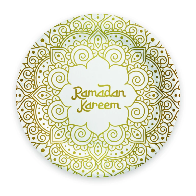 8 Papieren borden 23 cm – Ramadan Kareem