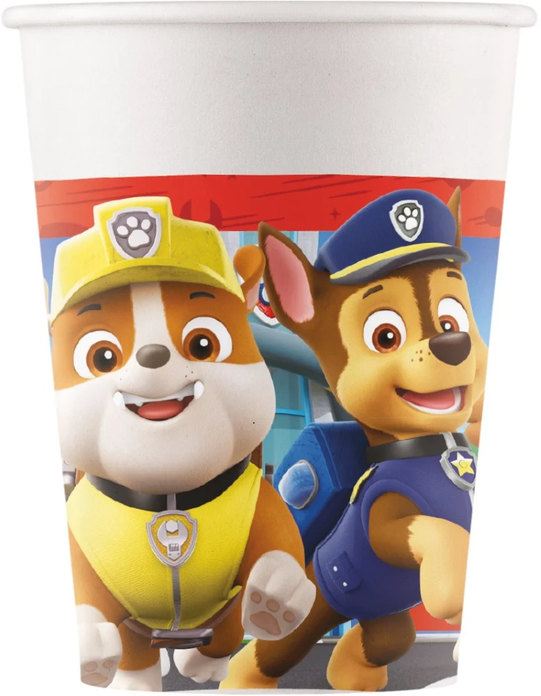 Bekers Paw Patrol Rescue Heroes 200ml (8st)