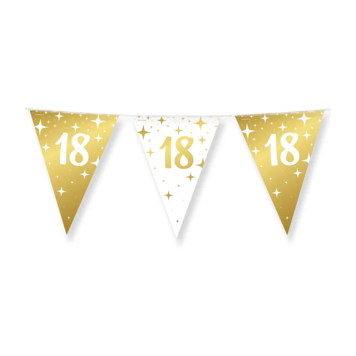 18 Jaar Slinger Wit Goud 10 meter - 20x30 cm