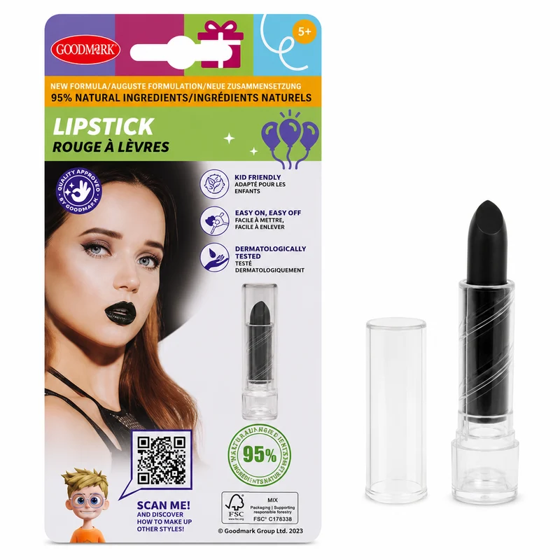 Lippenstift zwart