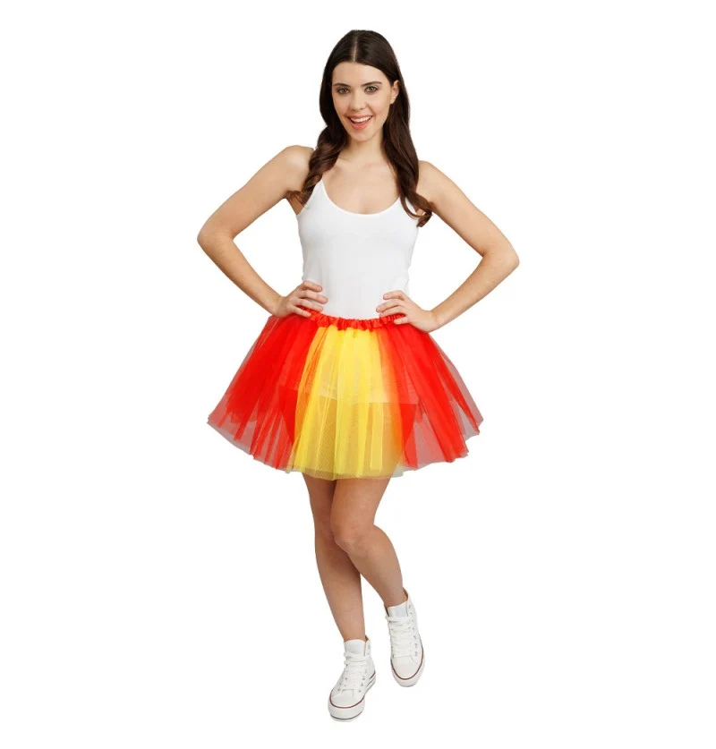 Tutu Geel/Rood Spanje Dames