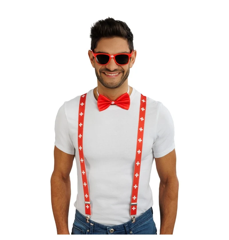 Supporter Accessoires Set Zwitserland 3-delig