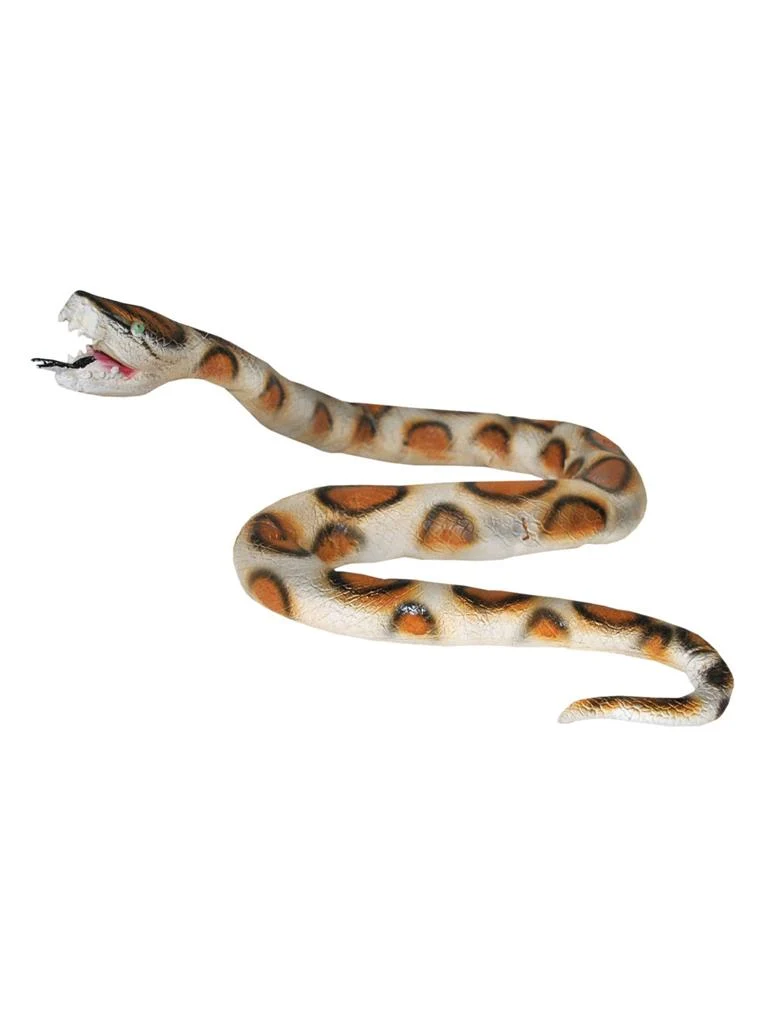 Nep slang python 180 cm bruin met vlekkenpatroon