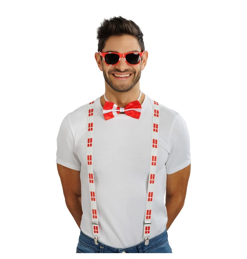 Supporter Accessoires Set Denemarken 3-delig