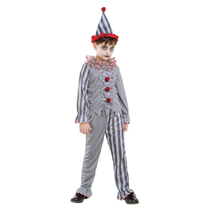 Kostuum Halloween creepy clown jongen 6-8 years