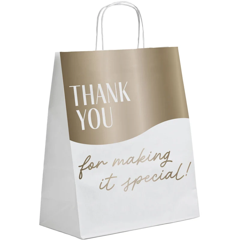 Cadeautasjes Thank You Wedding (6st)