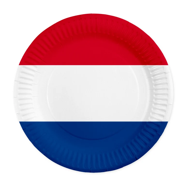 8 Papieren borden 23 cm – Nederland
